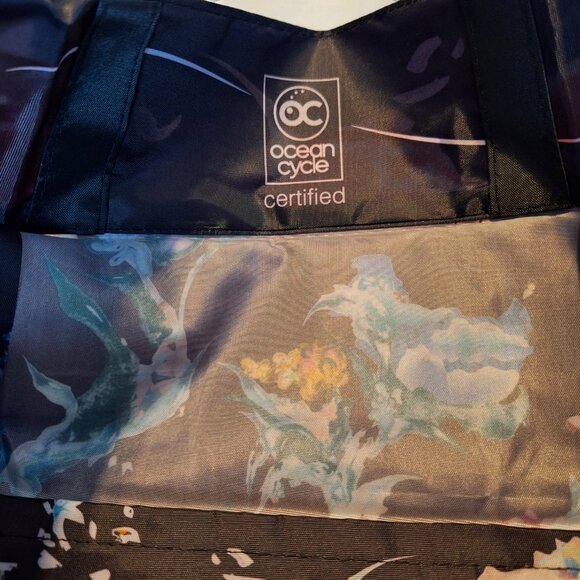 MACY'S‎ Reusable Shopping Tote Bag "From Beach to Bag" Oceancycle, Floral New! - Picture 4 of 7